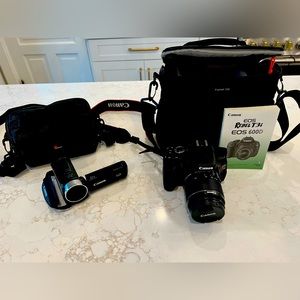 Canon Rebel T3i EOS 600D & Camcorder